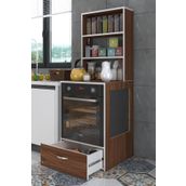 Kenzlife Gönül Ceviz 165x60x56 Mutfak Dolabı