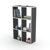 Kenzlife Güher 090*060*20 Gri Duvar RafıKitaplık
