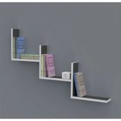 Kenzlife Günan 060*090*20 Gri Duvar Rafı Kitaplık
