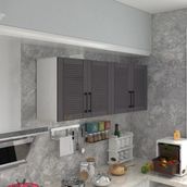 Kenzlife Havuç 60 Gri Mod 2 60x160x32 Mebran Kapak Suntalam Gövde Hazır Mutfak Dolabı