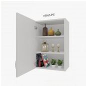Kenzlife İrem 090.060.32 2 Raflı Kapaklı Ofis Banyo Kiler Evrak Kitaplık Mutfak Dolabı