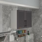 Kenzlife Kıvırcık 90 Gri Mod 2 90x080x32 Mebran Kapak Suntalam Gövde Hazır Mutfak Dolabı