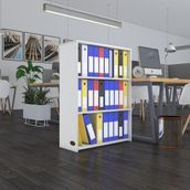 Kenzlife Klasorluk Rafli İlkutay Byz 105*80*30 Kitaplik Ofis Arkaliksiz