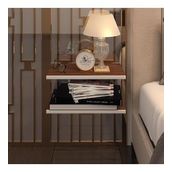Kenzlife Komodin Guiseppe Cvz Komidin 39*19 2 Parça Duvara Monte Askı Aparatlı ( Mng)