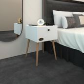 Kenzlife Komodin Tora Byz 60*39*39 Komidin Ahşap Ayaklı Kitaplık Ayakkabılık Kapaklı Arkalıklı