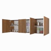 Kenzlife Marina Ceviz 60x150x32 cm Mutfak ve Banyo Dolabı