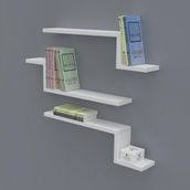 Kenzlife Mediha 015*060*20*3 Byz Duvar Rafı Kitaplık