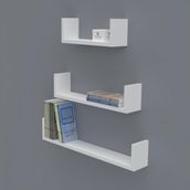 Kenzlife Müjgan 012*060-045-030*20 Byz Duvar Rafı Kitaplık