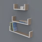 Kenzlife Müjgan 012*060-045-030*20 Crd Duvar Rafı Kitaplık
