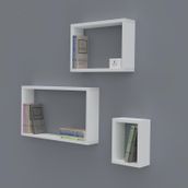 Kenzlife Neslişah 030*060*20*3 Byz Duvar Rafı Kitaplık