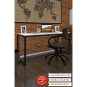 Kenzlife Ofis Bilgisayar Çalışma Masası Ayvalık130 Byzsyh 75*130*60 Metal Ayaklı Masa
