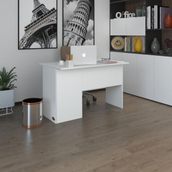 Kenzlife Ofis Masasi Miyamoto Byz Sag 75*170*80 Rafli Dolap Bilgisayar Calisma Masasi