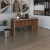 Kenzlife ofis masası miyamoto cvz sol 75*160*60 raflı dolap bilgisayar çalışma masası - Beyaz - 75x170x60