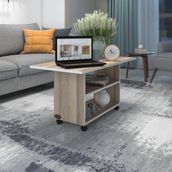 Kenzlife orta salon sehpası prag crd 045*070*50 tekerlekli yemek masası