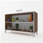 Kenzlife Pakize Ceviz 48x90x30 cm Mutfak Dolabı