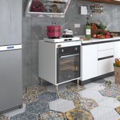 Kenzlife Pança Tantra Byz 89-81x60x56 Fırın Ocak Dolabı Ayarlı Ayaklı Üstü Kapalı Ankastre Modülü Kabini