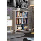 Kenzlife Süper Ga 90x80x19 cm 3 Katlı Tek Bölme Cordoba Kitaplık