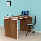 Kenzlife Tamiko Ceviz 75x070x40 cm Ofis Masası