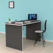 Kenzlife Tamiko Gri 75x140x80 cm Ofis Masası
