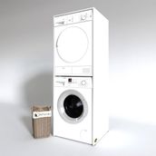 Kenzlife Zakhar Çamaşır-Kurutma Makinesi Banyo Dolabı