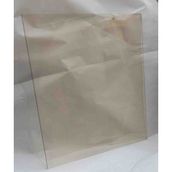 Kera Glass 8.5 x 20 Yüksek Isıya Dayanıklı Şömine Kuzine Soba Camı 4 mm - Seramik Cam (Bal Rengi, Şeffaf)