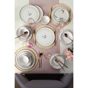 Keramika 22431-32 Purple Bloom Nordic 24 Parça 6 Kişilik Yemek Takımı