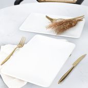 Keramika Mat Beyaz 31 cm 2 Adet Siera Kayık Tabak