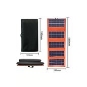 Keseroğlu Taşınabilir Portatif Solar Güneş Paneli USB Girişli Katlanabilir