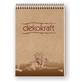 Keskin 144102 Dekokraft Spiralli A5 Kareli 100 Yaprak Bloknot