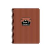 Keskin Color 16.5X22.5 Çizgili Outdoor Turuncu Defter