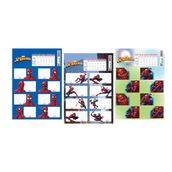 Keskin Color 220130-6 Spiderman Ders Programlı 3'lü Okul Etiketi