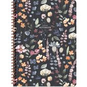 Keskin Color 385341-99 Karton Kapak Spiralli Çiçek 16.5x22.5 cm 80 Yaprak Çizgili Not Defteri