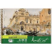 Keskin Color 488004-99 Karatis Art 300 gr A4 30 Yaprak Spiralli Suluboya Blok Defter