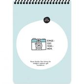 Keskin Color A5 80 Yaprak Hisli Şeyler "Kimseleri Çekemem" Çizgili Defter