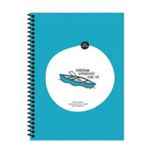 Keskin Color Hisli Şeyler Kürek 18.5x25 cm 80 Yaprak Kareli Hafif Kağıt Stickerli Defter
