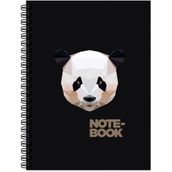 Keskin Color Jungle Spiralli Panda 100 Yaprak Çizgili Sert Kapak 17 x 24 cm Defter