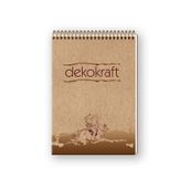 Keskin Dekokraft Düz A5 100 Yaprak Spiralli Bloknot