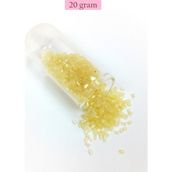 Kesme Cam Boncuk 2mm - 20 Gram - Şeffaf Sarı -BNC303