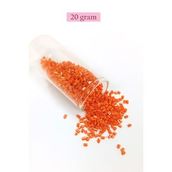 Kesme Cam Boncuk 2mm - 20 Gram - Turuncu -BNC305