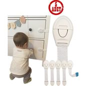 Ketbox Çocuk Bebek Çekmece Dolap Beyaz Eşya Güvenlik Emniyet Koruma Kilidi - Çok Amaçlı Kilit 5 Adet
