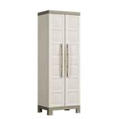 Keter Excellence High 4 Raflı Çok Amaçlı 182x65x45 cm Bej Plastik Dolap