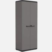 Keter Piu 3 Raflı Çok Amaçlı 166x68x39 cm Gri Plastik Dolap