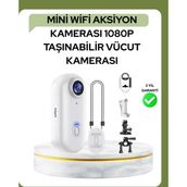 Khi-Zai 1080P Wifi Spor Kamerası Su Geçirmez Mini Aksiyon Kamera