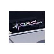 Kia Ceeds Yan Cam Sticker Oto Kapı 20 Cm X 7 Cm Holo-Chroma