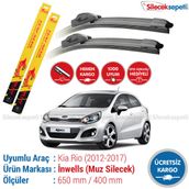 Kia Rio 2012-2017 Muz Silecek Takımı