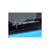 Kia Sportage Yan Cam Sticker Oto Kapı 20 Cm X 7 Cm Holo-Chroma