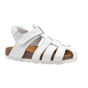 Kids A More Lino Beyaz Deri Unisex Çocuk Sandalet