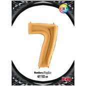 Kikajoy 7 Rakam Altın Folyo Balon