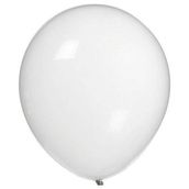 Kikajoy Baskısız Beyaz Metalik Balon