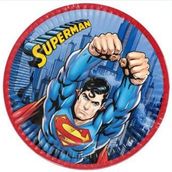 Kikajoy Superman 8'li Karton Tabak